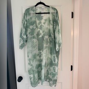 Sheer Green Sonoma Kimono